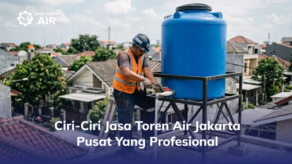 Ciri-Ciri Jasa Toren Air Jakarta Pusat yang Profesional