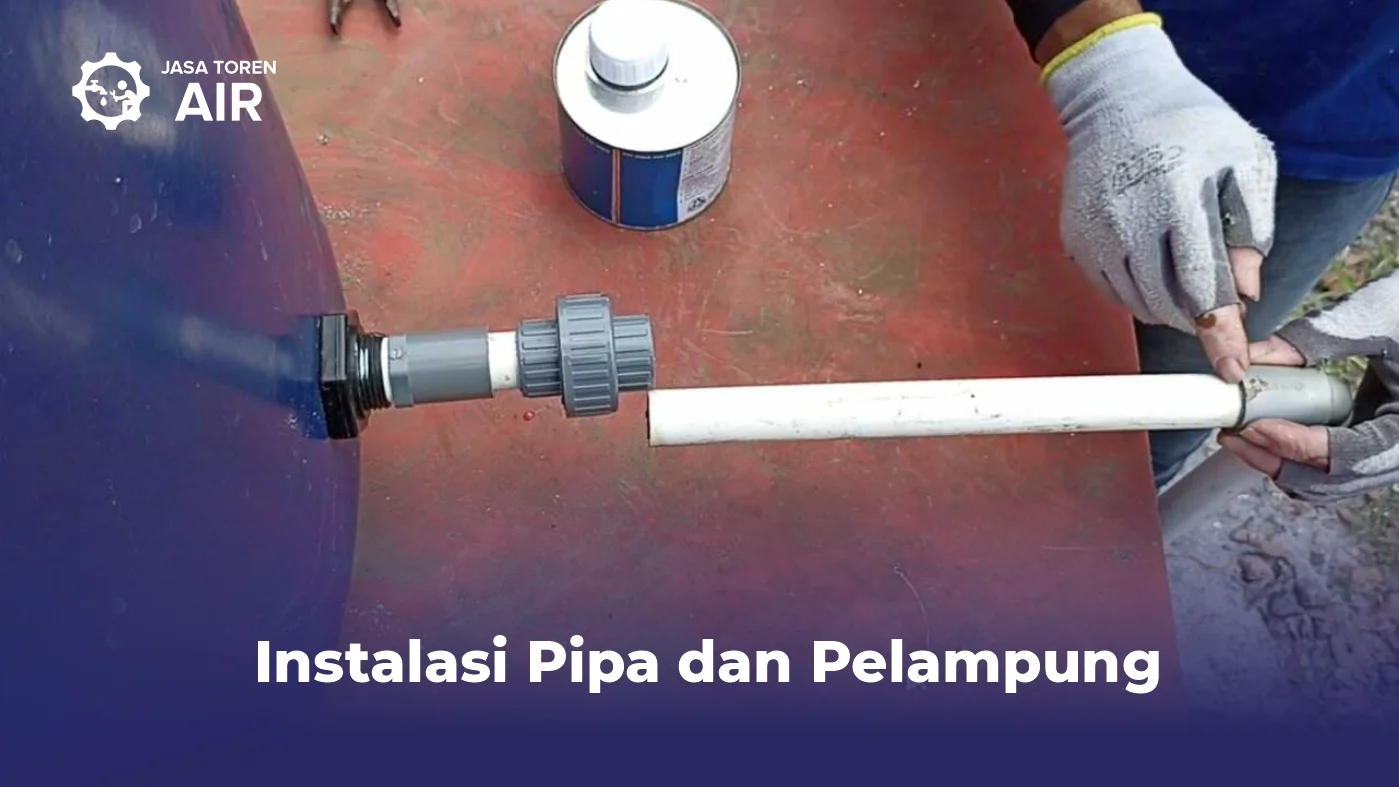 Instalasi Pipa dan Pelampung