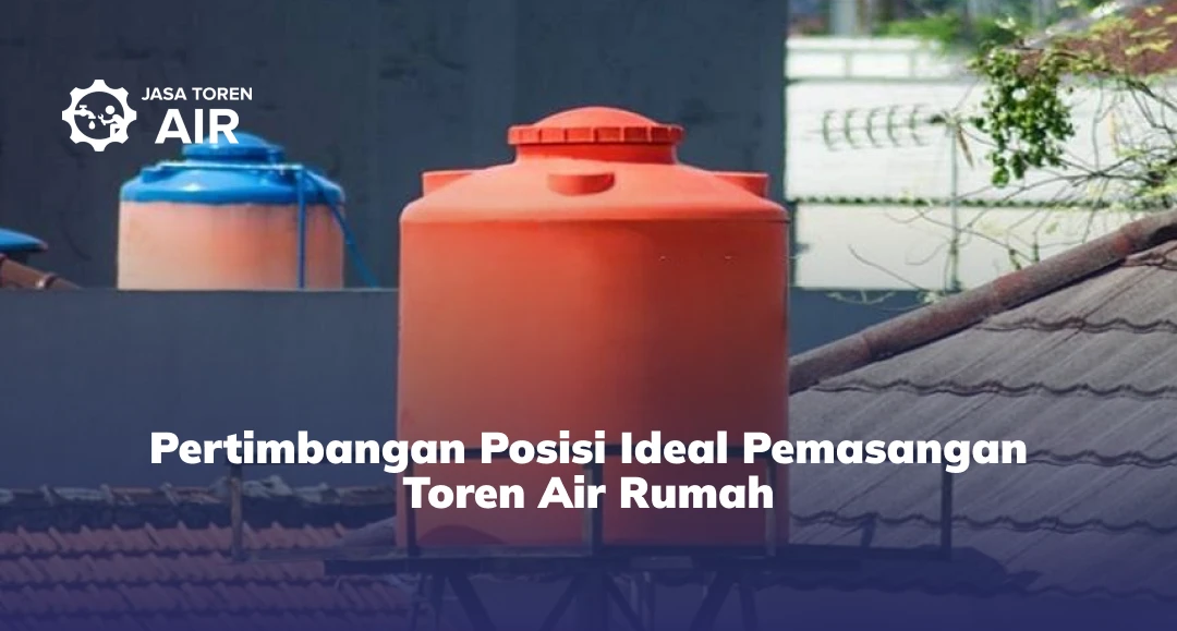Pertimbangan Posisi Ideal Pemasangan Toren Air Rumah