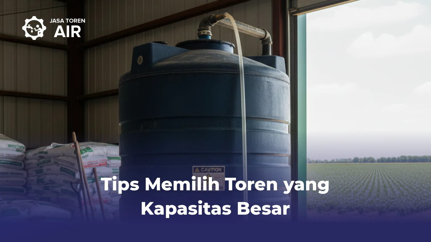 Tips Memilih Toren Yang Kapasitas Besar