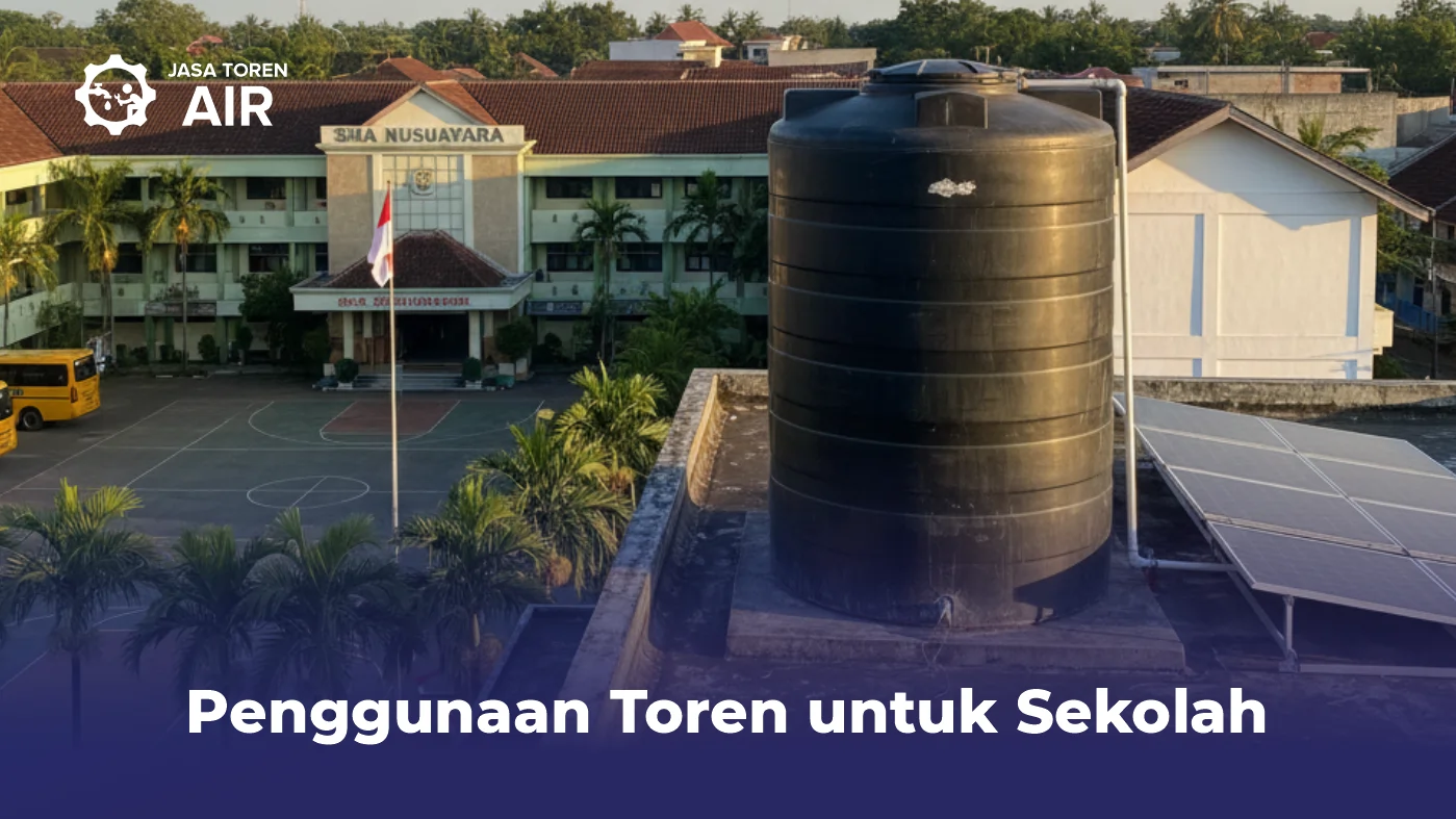 Penggunaan Toren untuk Sekolah