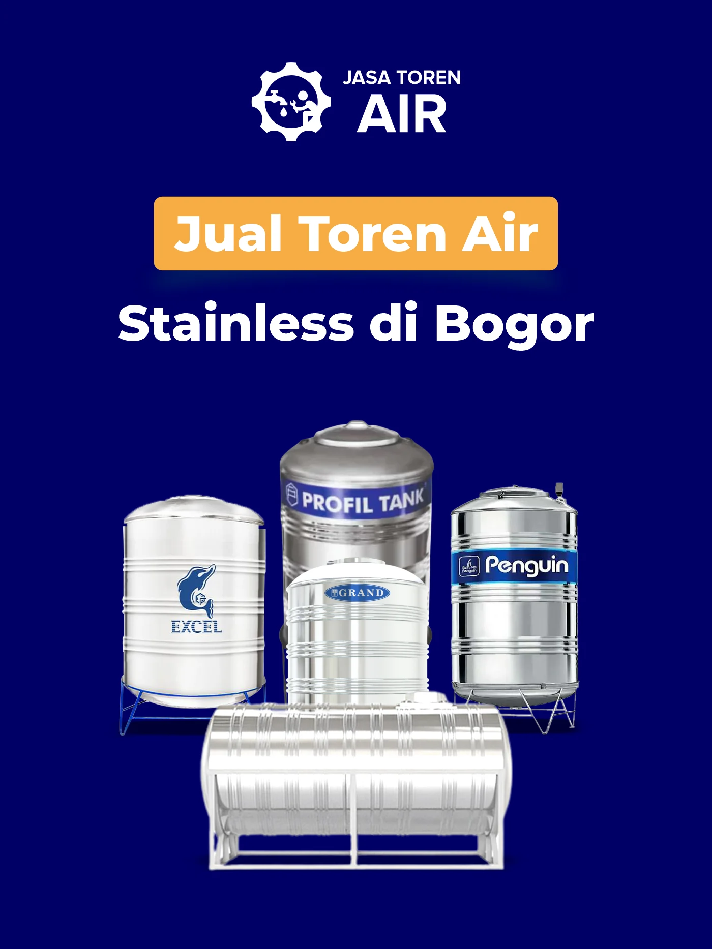 Jual Toren Air Stainless di Bogor (2)