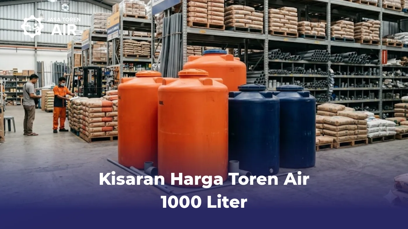 Kisaran Harga Toren Air 1000 Liter