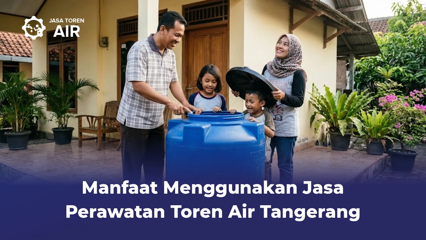 Manfaat Menggunakan Jasa Perawatan Toren Air Tangerang