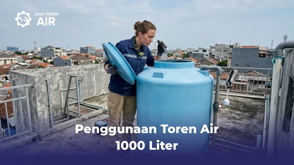 Penggunaan Toren Air 1000 Liter