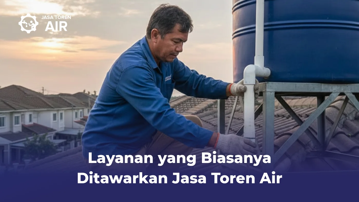 Layanan yang Biasanya Ditawarkan Jasa Toren Air