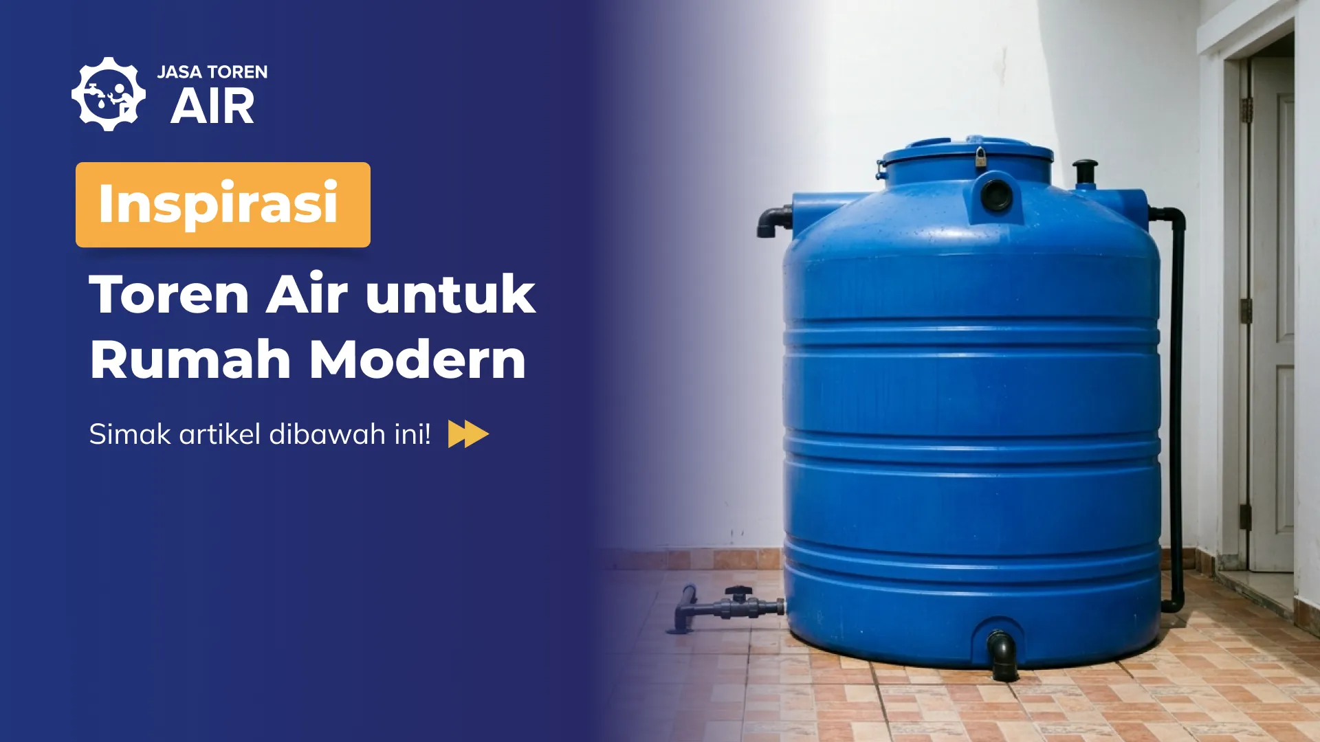 Inspirasi Toren Air untuk Rumah Modern