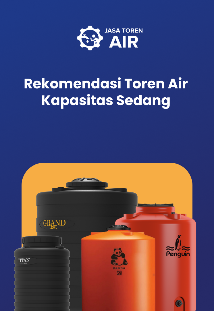 Rekomendasi Toren Air Kapasitas Sedang