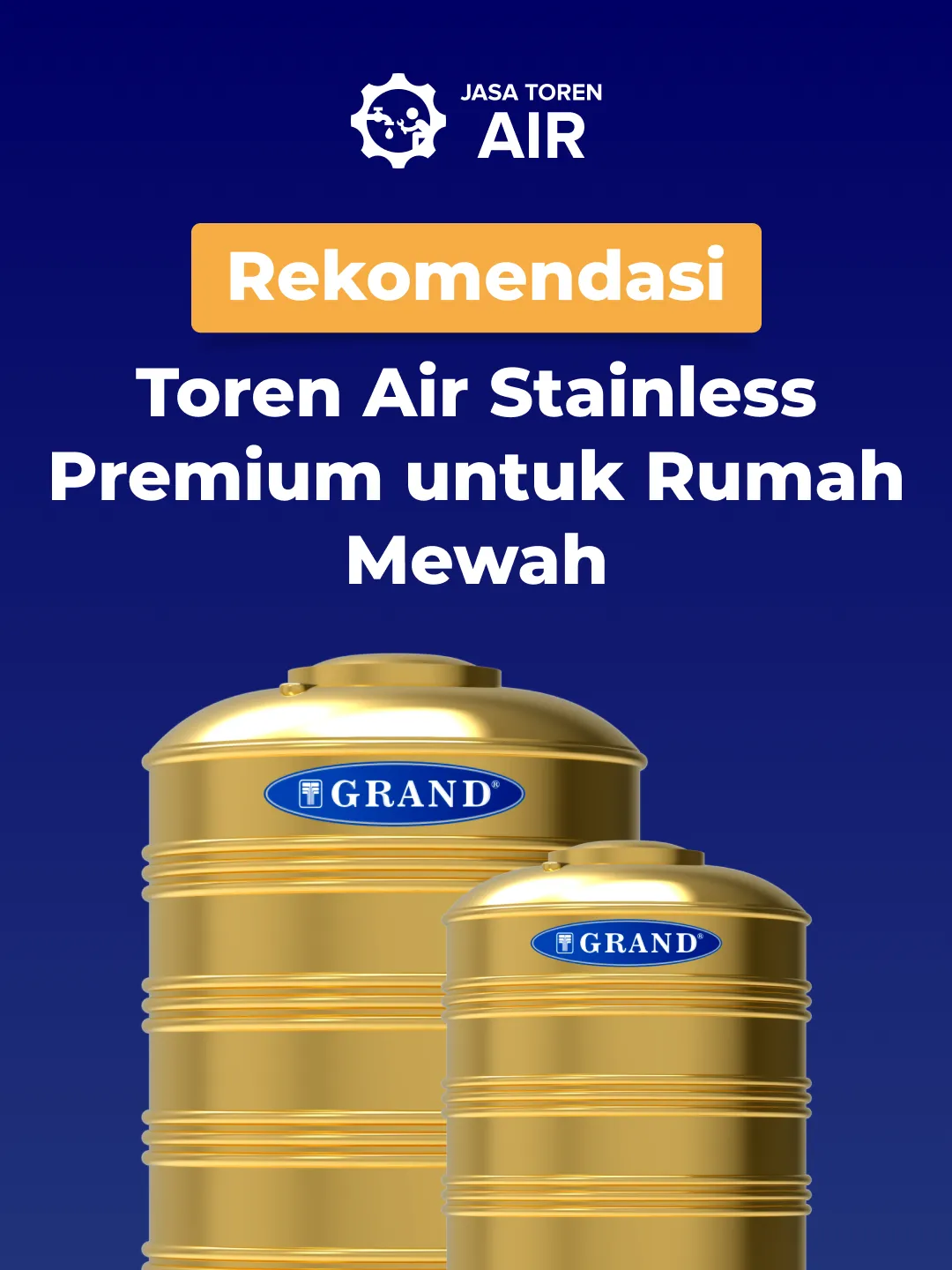 Rekomendasi Toren Air Stainless Premium untuk Rumah Mewah