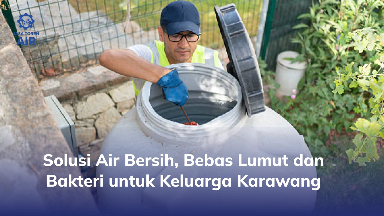 Solusi Air Bersih, Bebas Lumut dan Bakteri untuk Keluarga Karawang