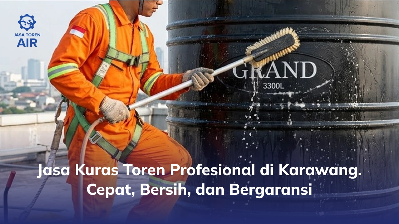 Jasa Kuras Toren Profesional di Karawang Cepat, Bersih, dan Bergaransi