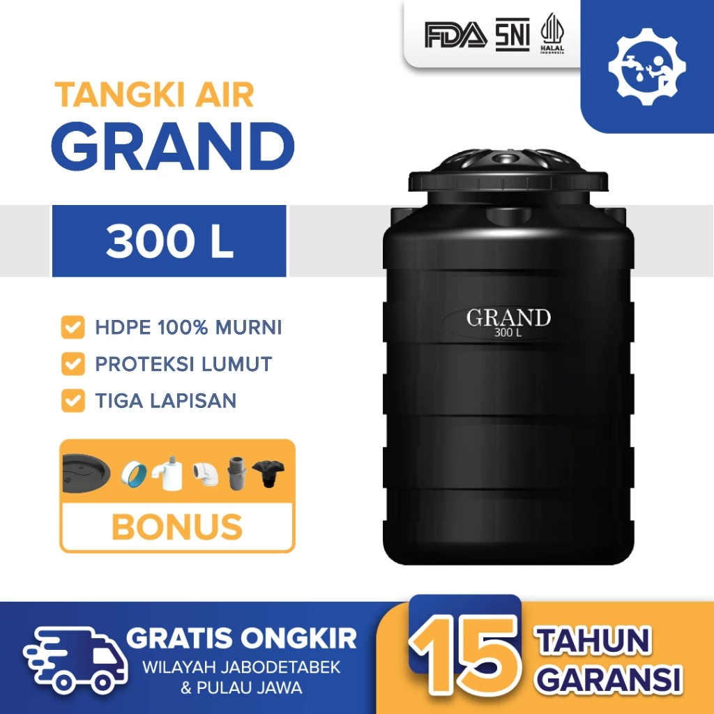 Produk Toren Air Grand 300 Liter