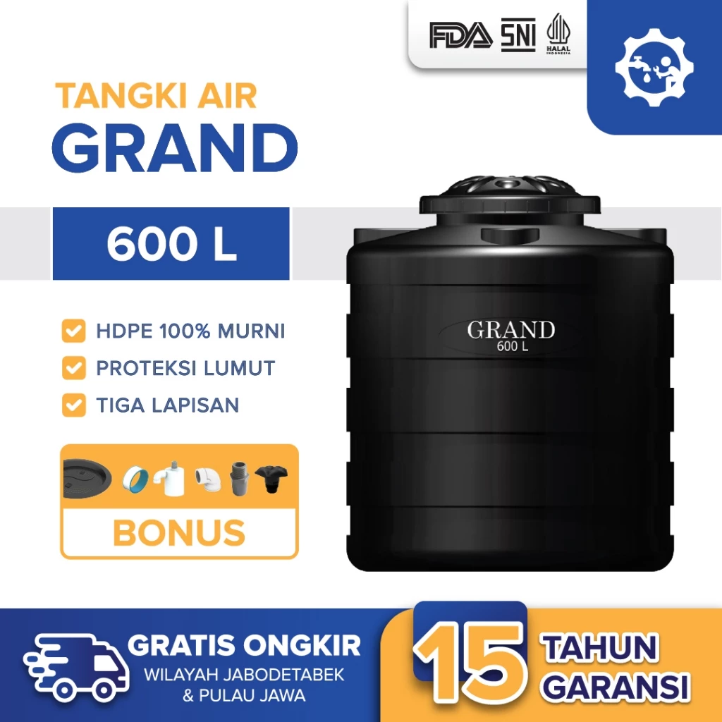 Produk Toren Air Grand 600 Liter