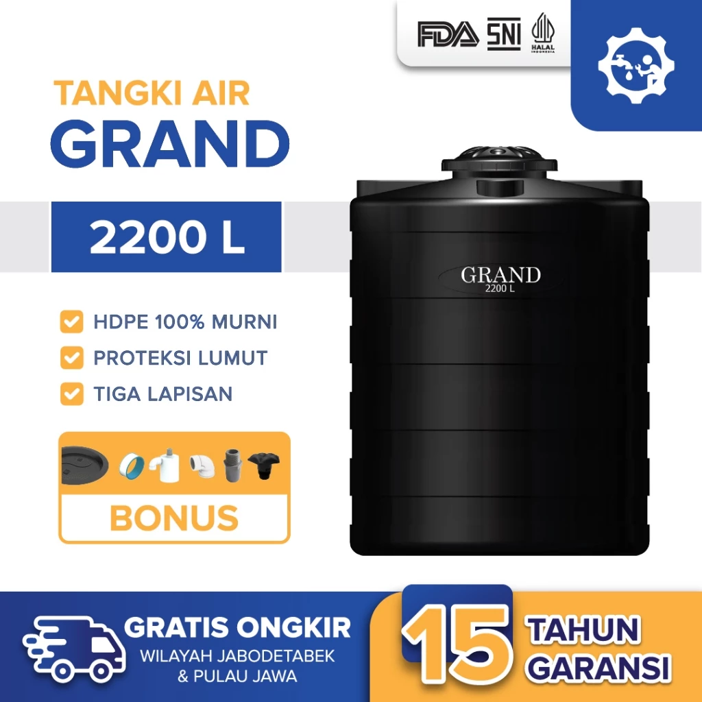 Produk Toren Air Grand 2200 Liter
