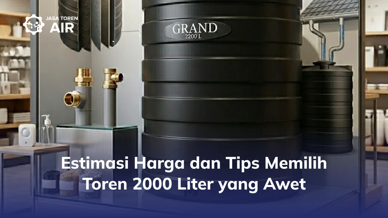 Estimasi Harga dan Tips Memilih Toren 2000 Liter yang Awet