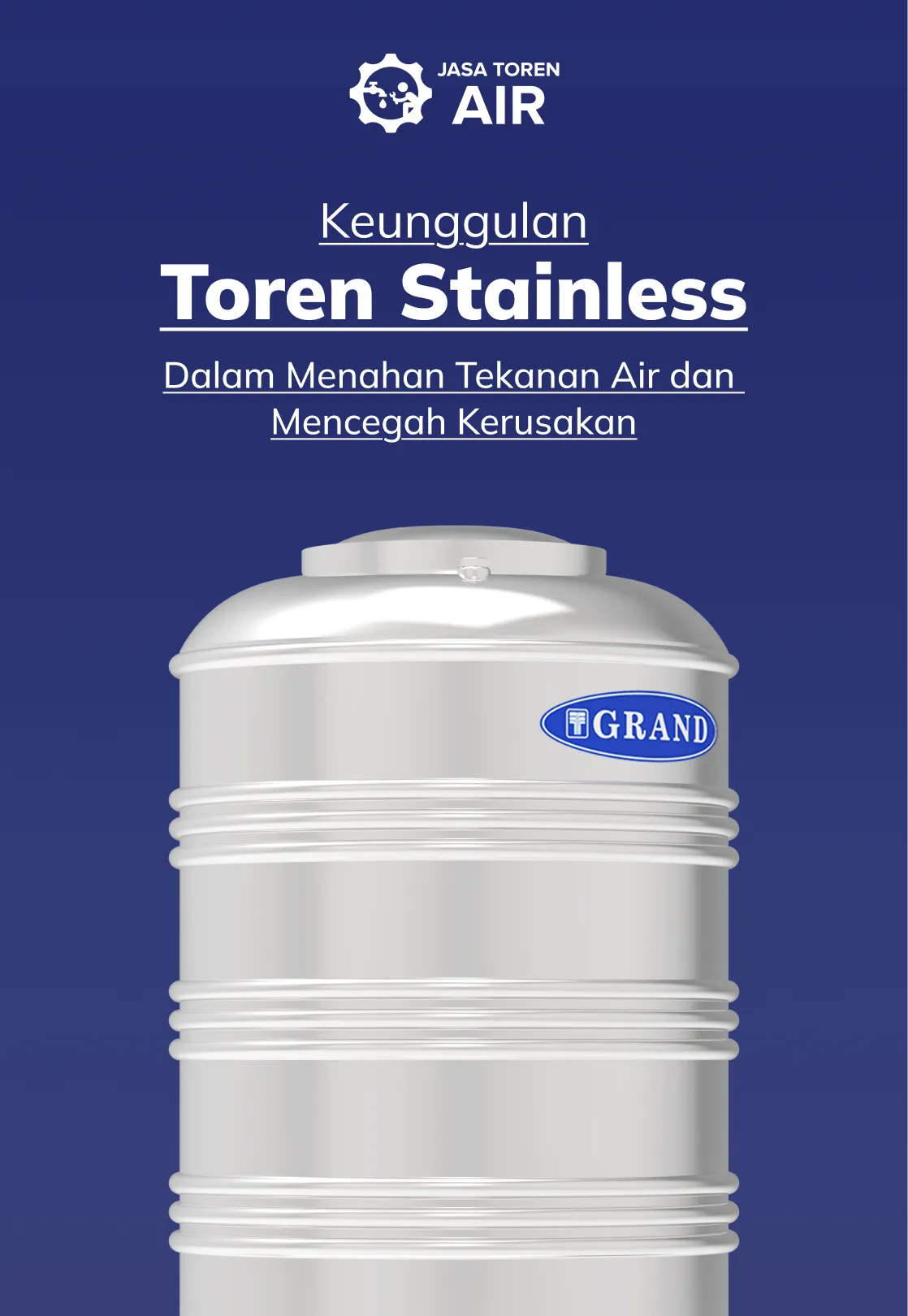 Keunggulan Toren Stainless dalam Menahan Tekanan Air dan Mencegah Kerusakan