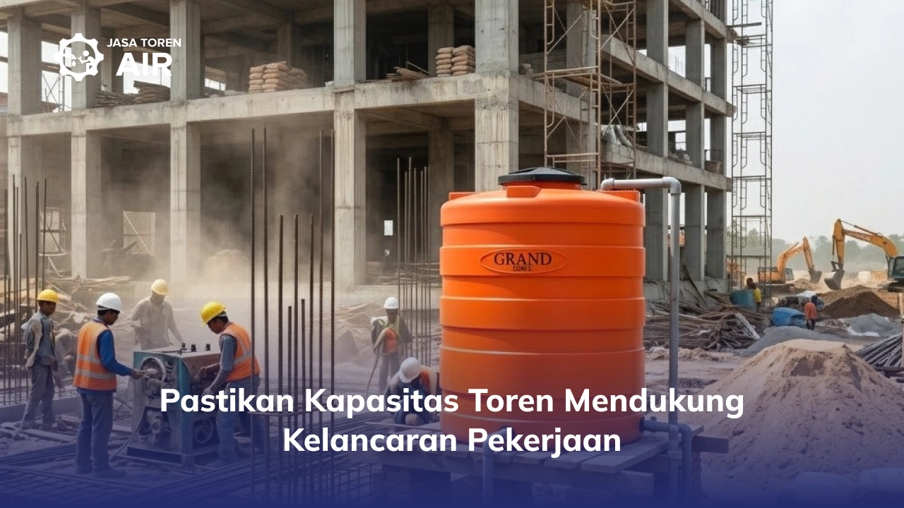 Pastikan Kapasitas Toren Mendukung Kelancaran Pekerjaan