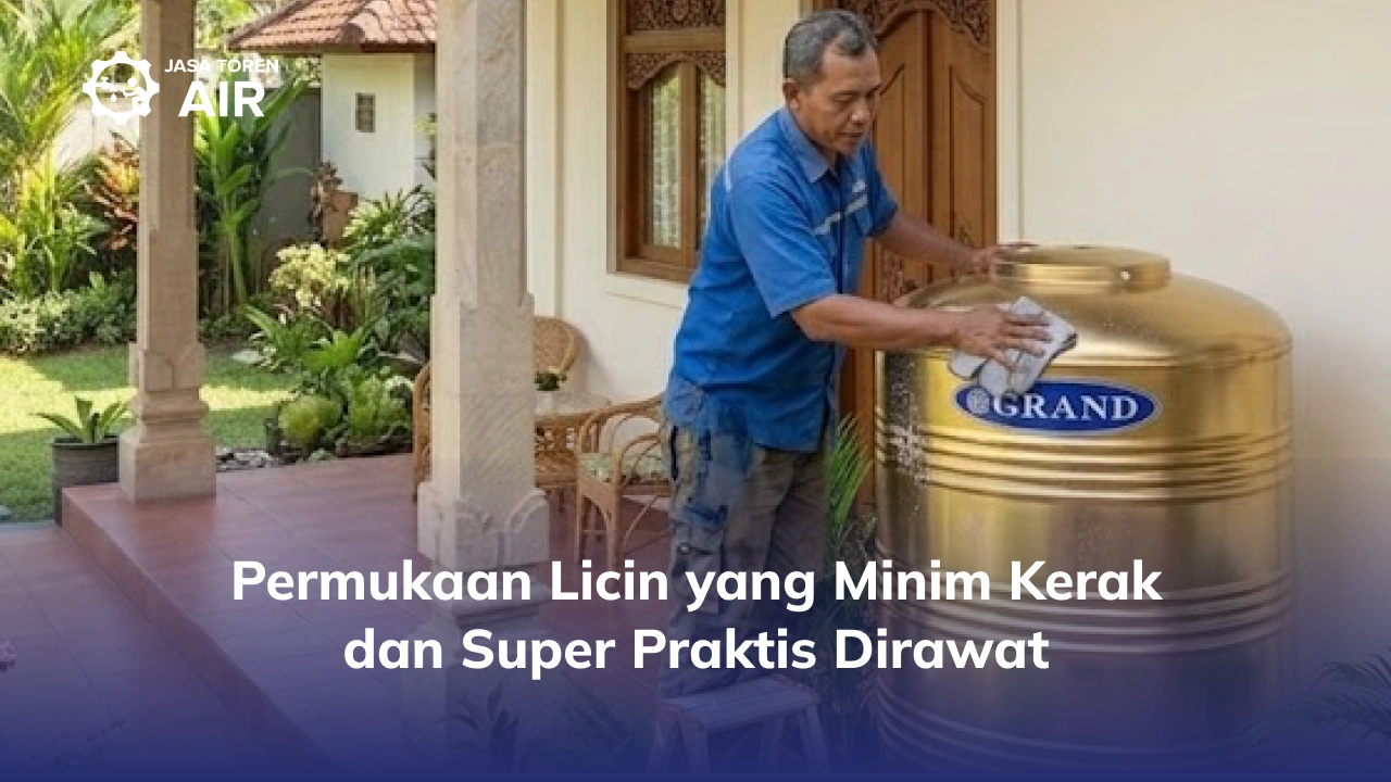 Permukaan Licin yang Minim Kerak dan Super Praktis Dirawat