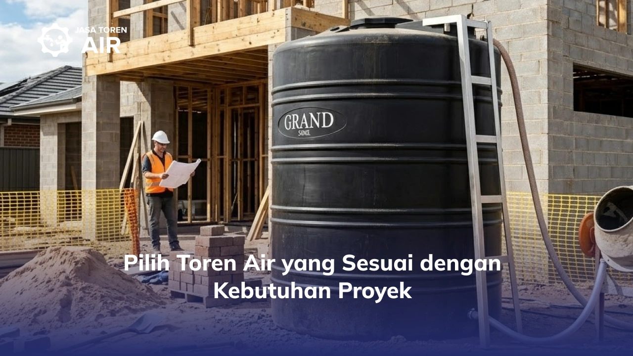 Pilih Toren Air yang Sesuai dengan Kebutuhan Proyek