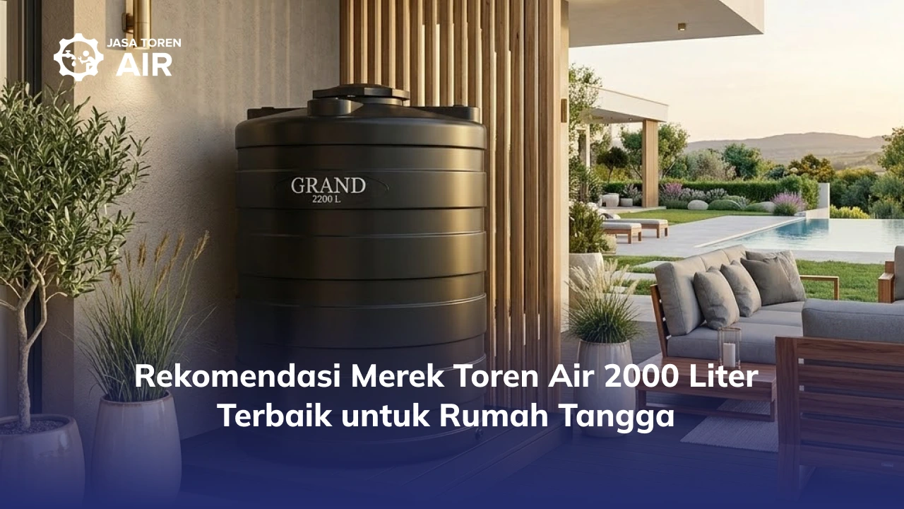 Rekomendasi Merek Toren Air 2000 Liter Terbaik untuk Rumah Tangga