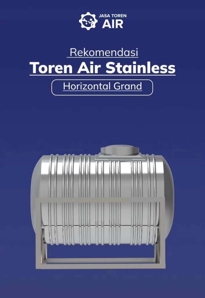 Rekomendasi Toren Air Stainless Horizontal Grand