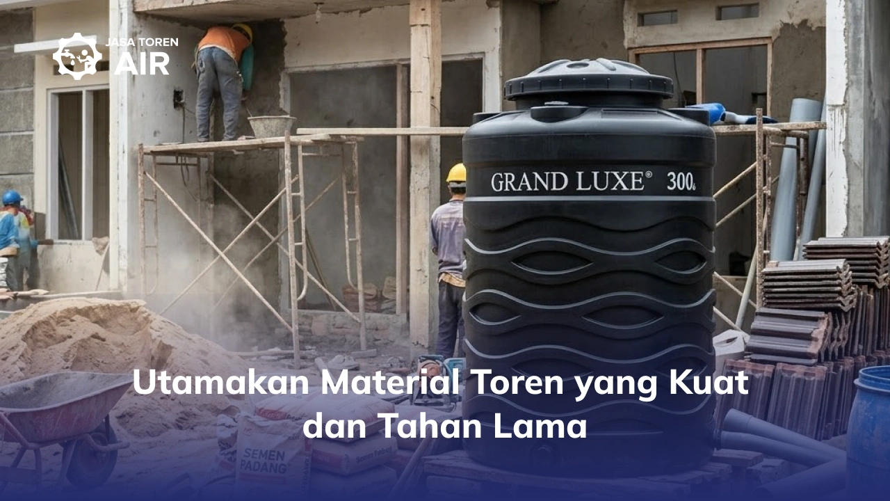 Utamakan Material Toren yang Kuat dan Tahan Lama
