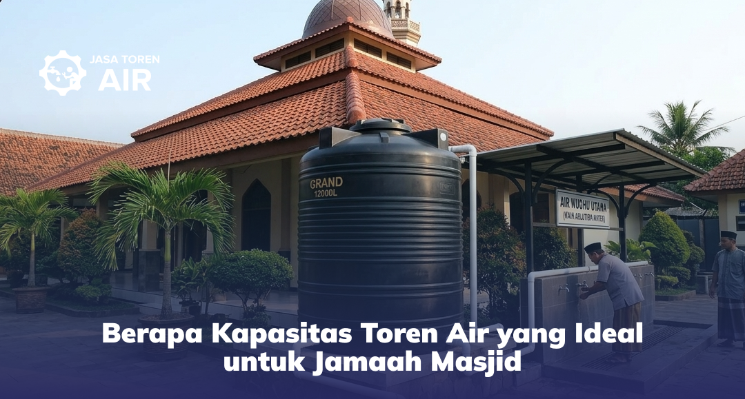 Berapa Kapasitas Toren Air yang Ideal untuk Jamaah Masjid