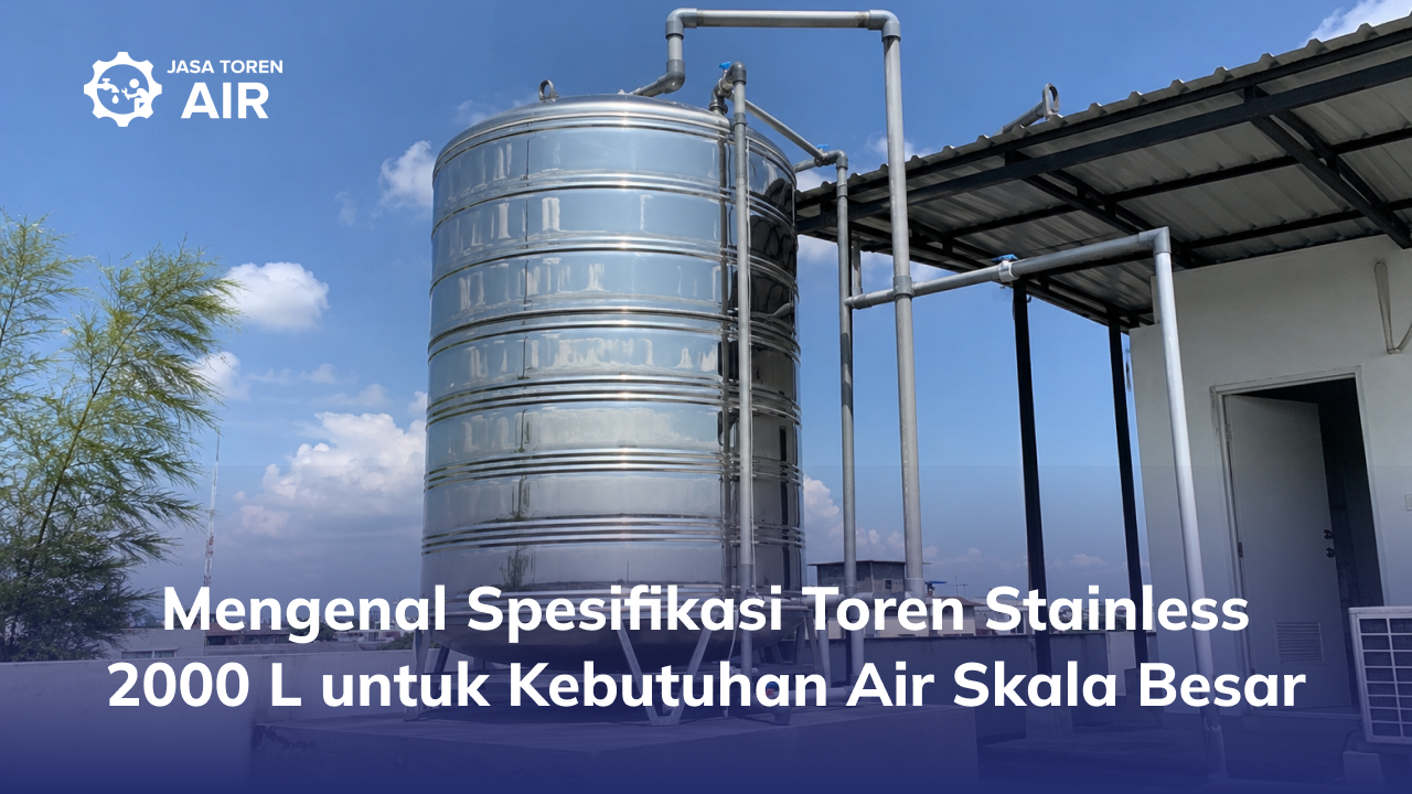 Mengenal Spesifikasi Toren Stainless 2000 L untuk Kebutuhan Air Skala Besar