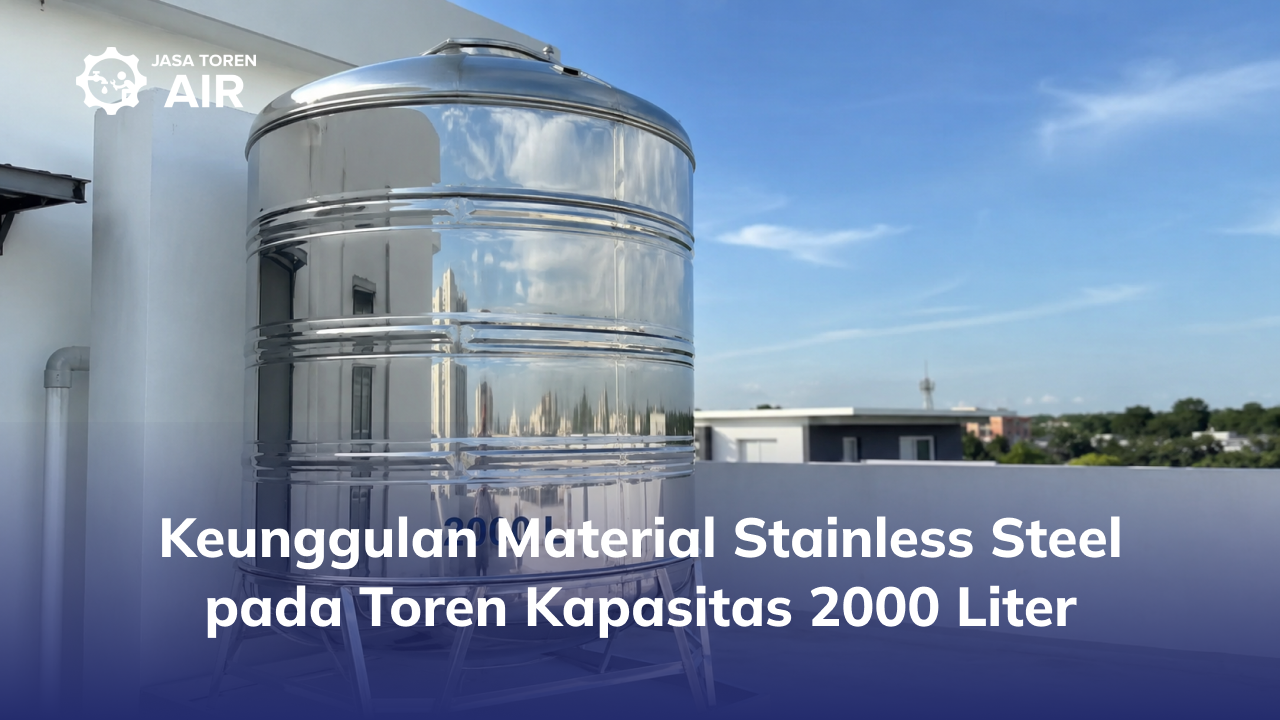 Keunggulan Material Stainless Steel pada Toren Kapasitas 2000 Liter
