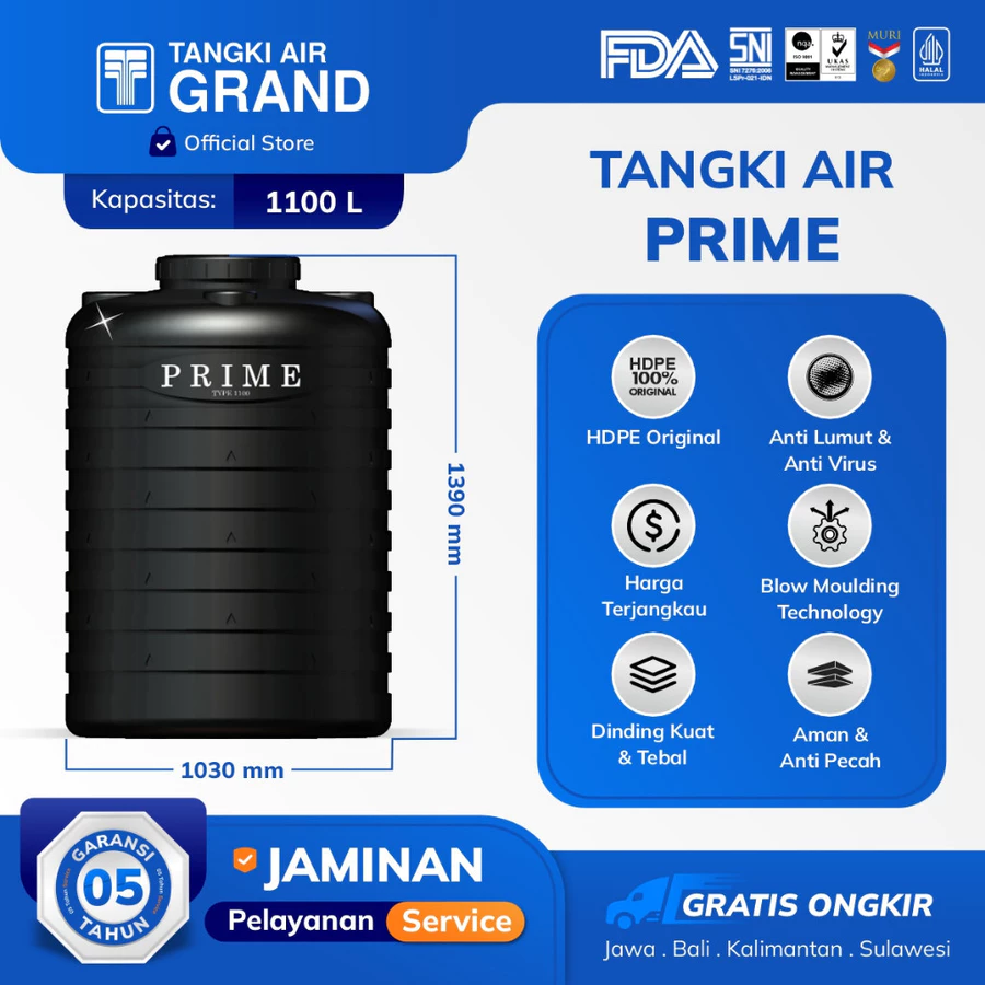 Toren Air Prime 1100 Liter