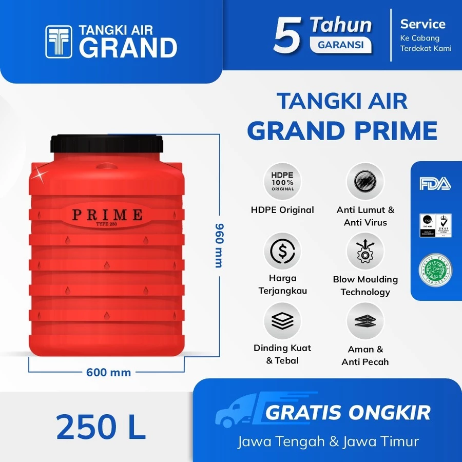 Toren Air Prime 250 Liter
