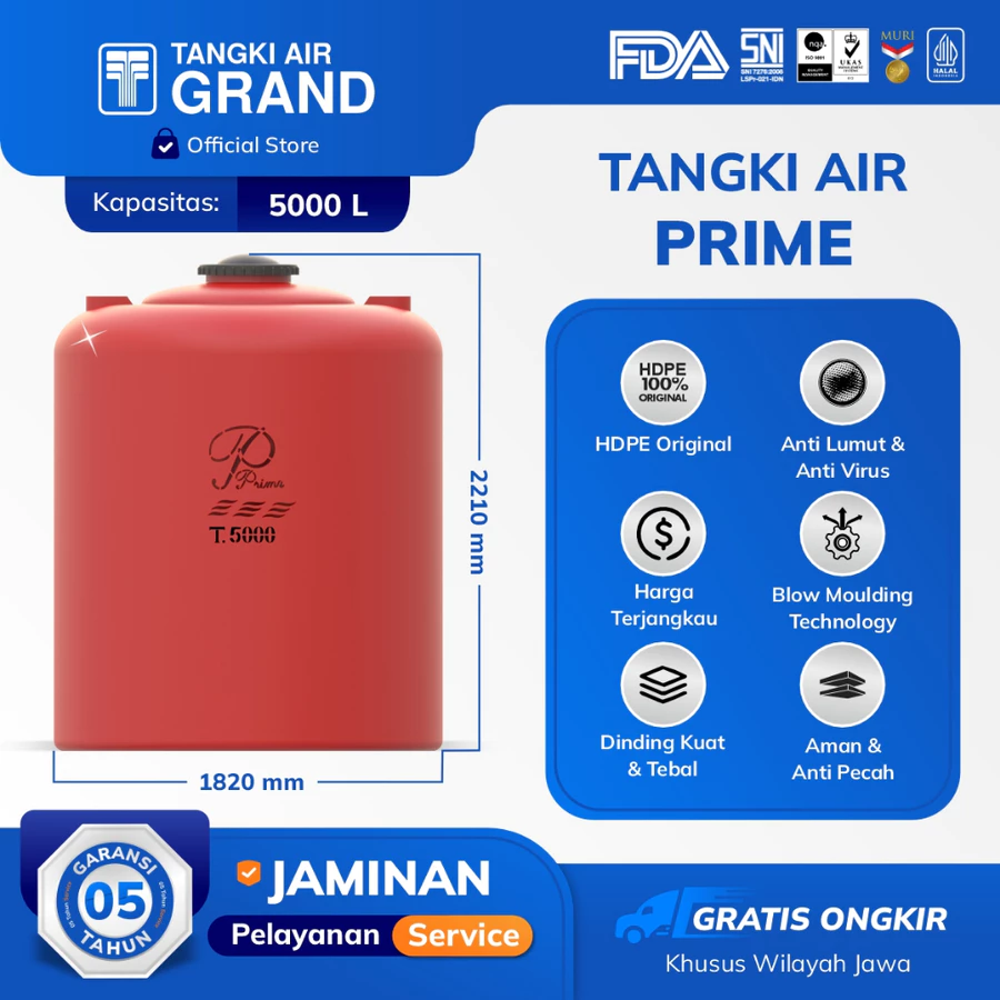 Toren Air Prime 5000 Liter