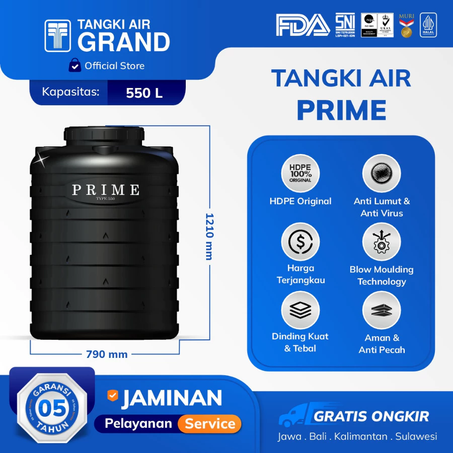 Toren Air Prime 550 Liter