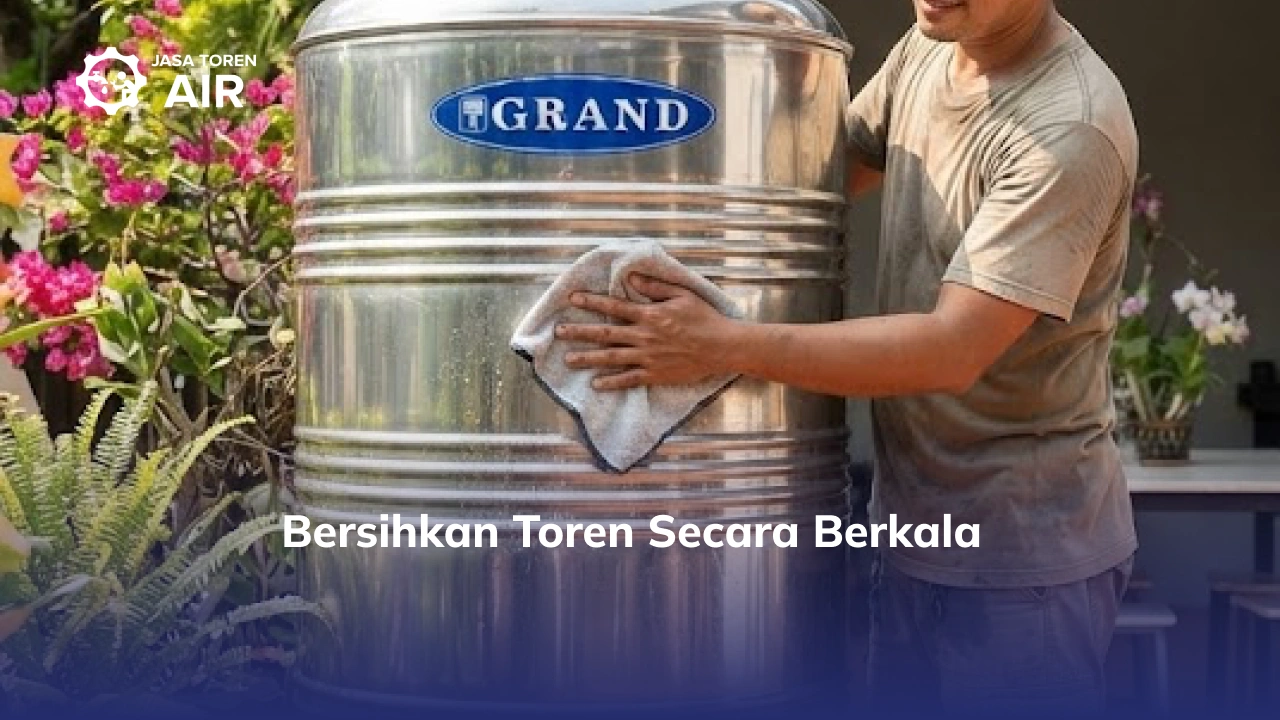 Bersihkan Toren Secara Berkala