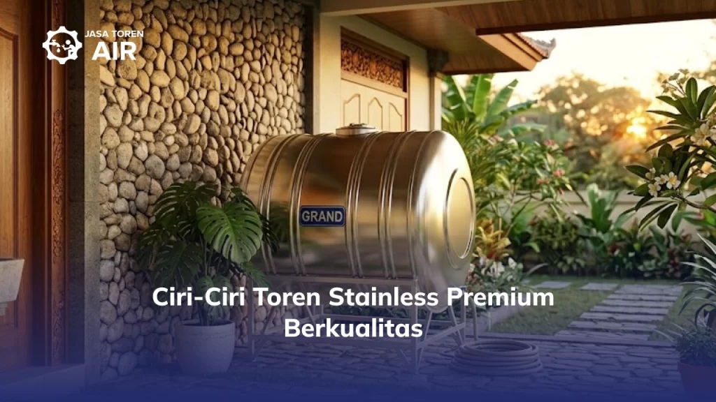 Ciri-Ciri Toren Stainless Premium Berkualitas