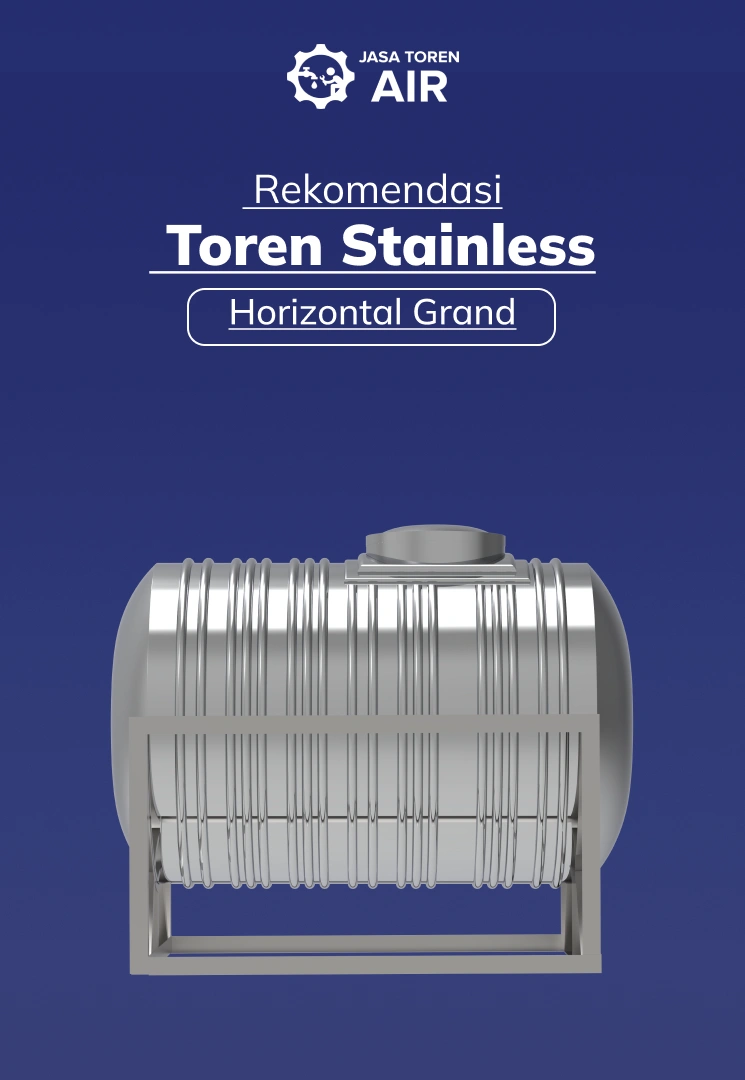 Rekomendasi Toren Stainless Horizontal Grand