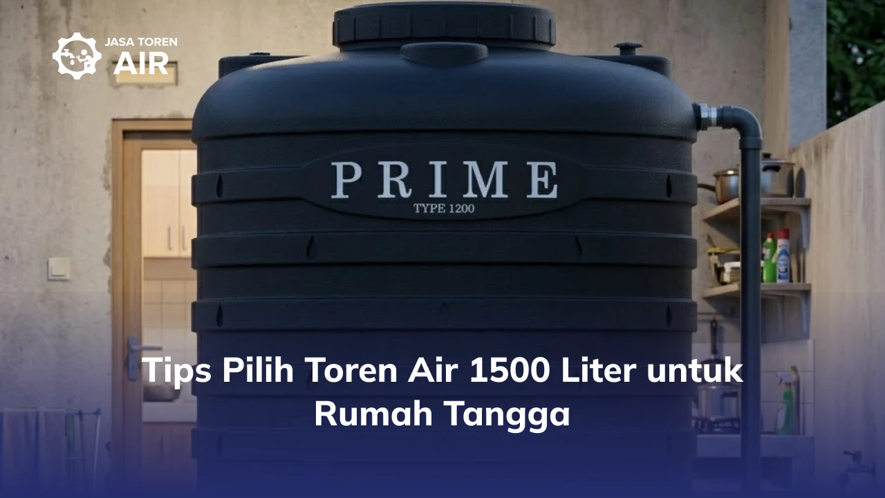 Tips Pilih Toren Air 1500 Liter untuk Rumah Tangga