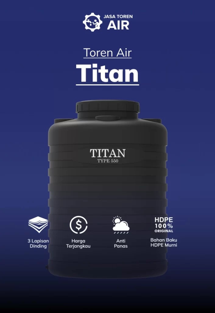 Toren Air Titan, Pilihan Tepat untuk Rumah Modern
