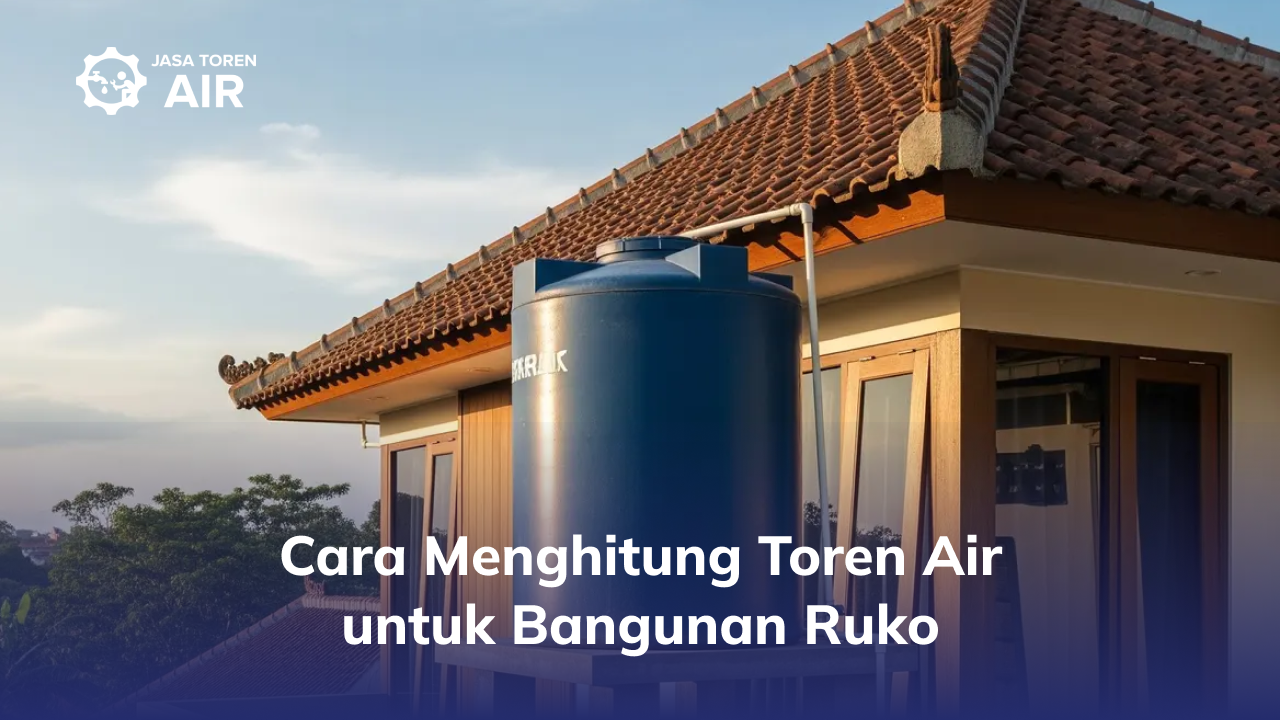 Cara Menghitung Toren Air untuk Bangunan Ruko