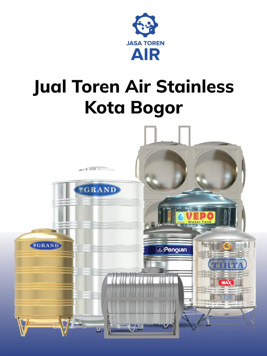 Jual Toren Air Stainless Kota Bogor