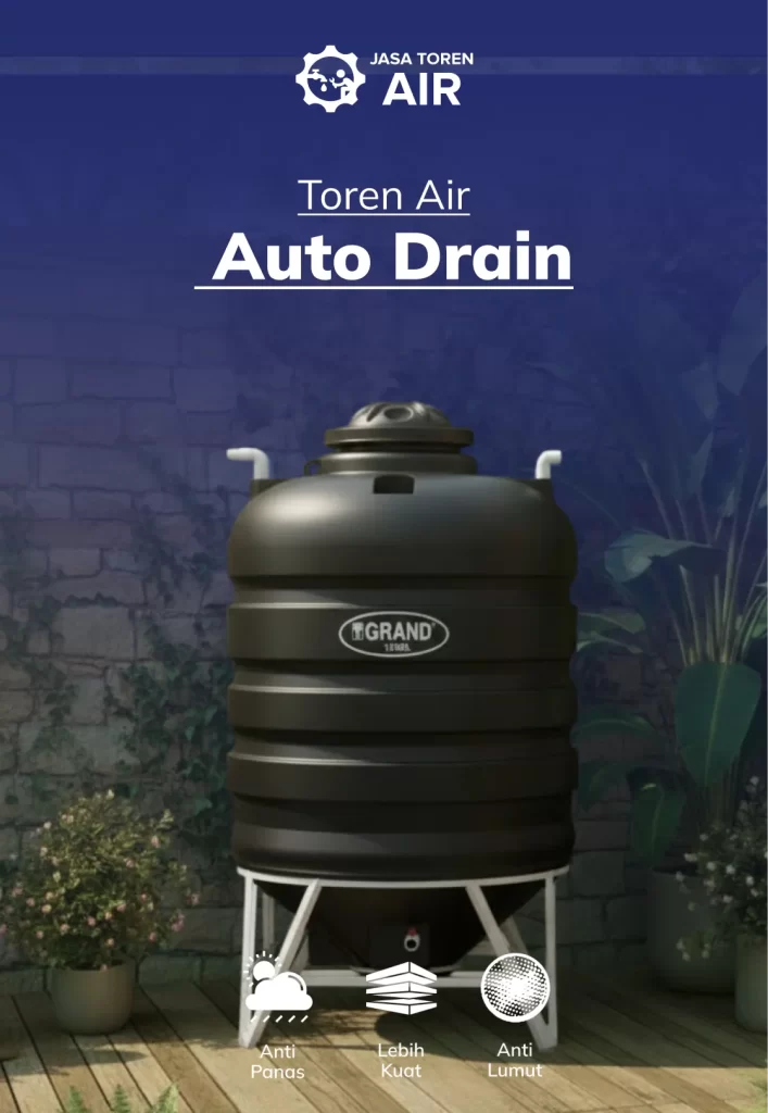 Toren Auto Drain untuk Membantu Perawatan Air