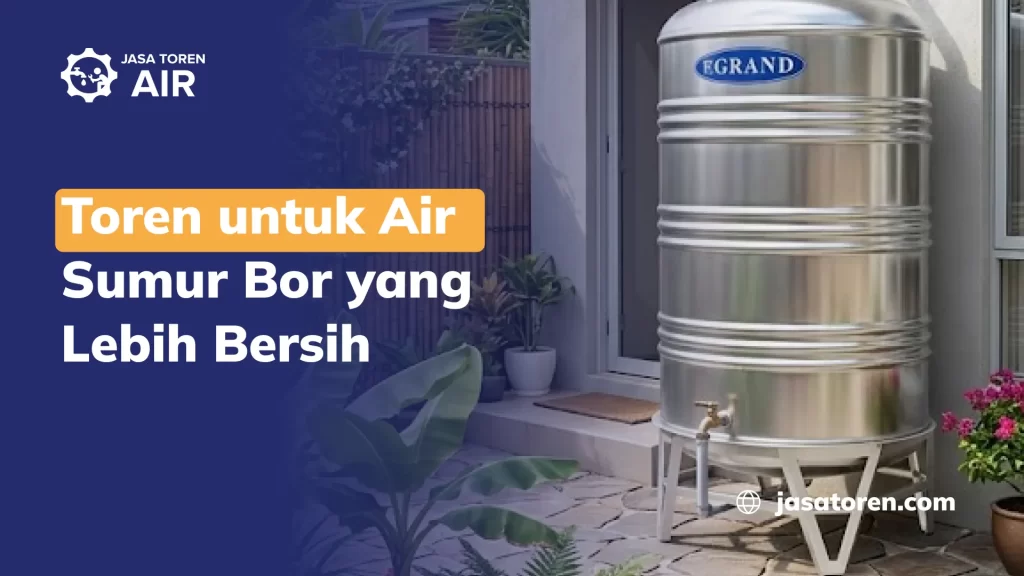 Toren untuk Air Sumur Bor yang Lebih Bersih